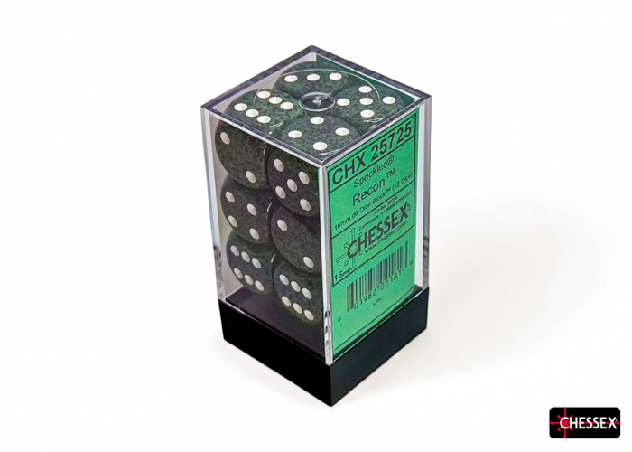 Speckled Recon 16mm d6 Dice Block (12 dice) - CHX25725